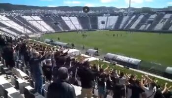 Ο ΠΑΟΚ αντιμετωπίζει αύριο στον τελικό του Κυπέλλου Ελλάδας τον Ολυμπιακό, ο κόσμος βρίσκεται τώρα στην Τούμπα.