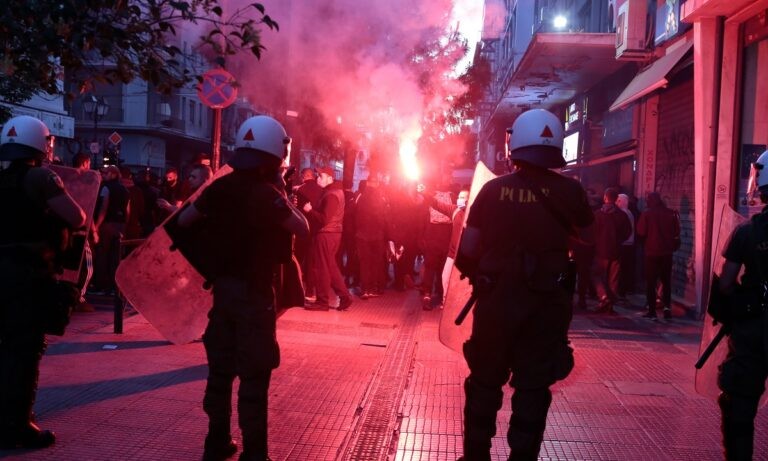 ΠΑΟΚ: Η πορεία των οπαδών του μέσα στην Αθήνα (vids)