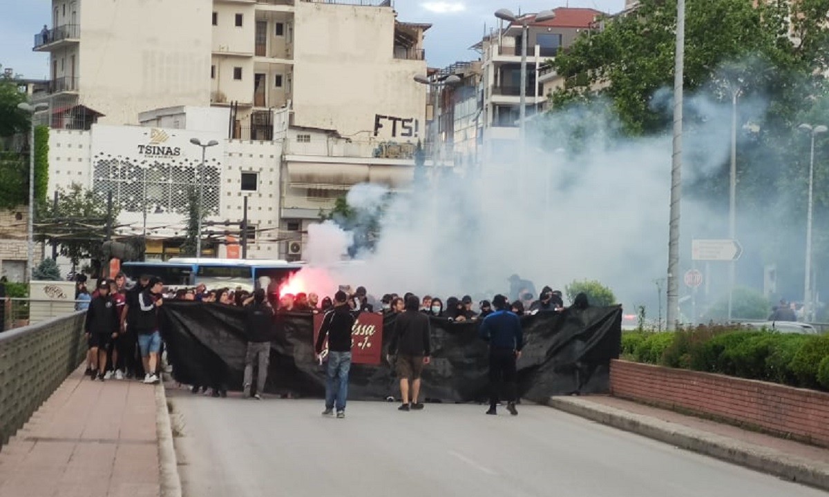 ΑΕΛ: Πορεία διαμαρτυρίας στο Αλκαζάρ – «Κούγια παραιτήσου» (pics+vids)