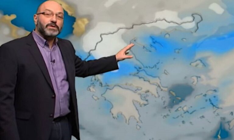 Αρναούτογλου – Καιρός: Προειδοποίηση για ισχυρές καταιγίδες – Οι περιοχές που θα «χτυπήσουν»