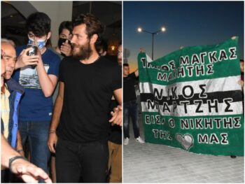 Survivor: Αποθεωτική υποδοχή του Νίκου Μπάρτζη σε αεροδρόμιο και Βραχάτι! (pics & vids)