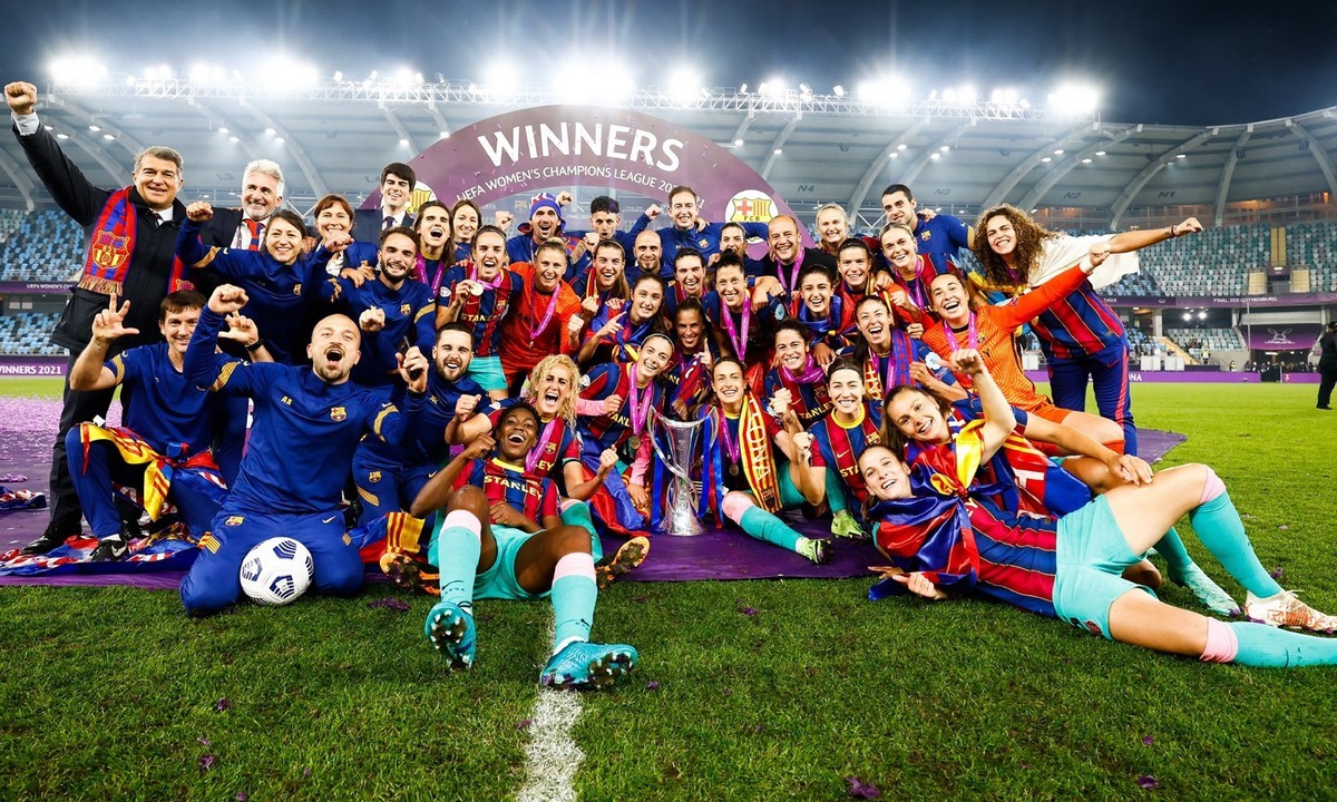 Σε έναν απίθανο θρίαμβο μετέτρεψε η Μπαρτσελόνα τον τελικό του Champions League γυναικών, που διεξήχθη στο Γκέτεμποργκ, επικρατώντας με 4-0