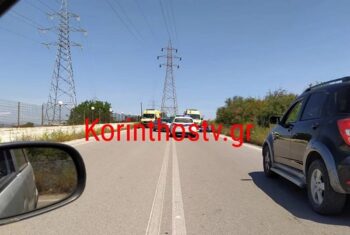 Κόρινθος: Σοβαρό τροχαίο με δύο τραυματίες (pic)