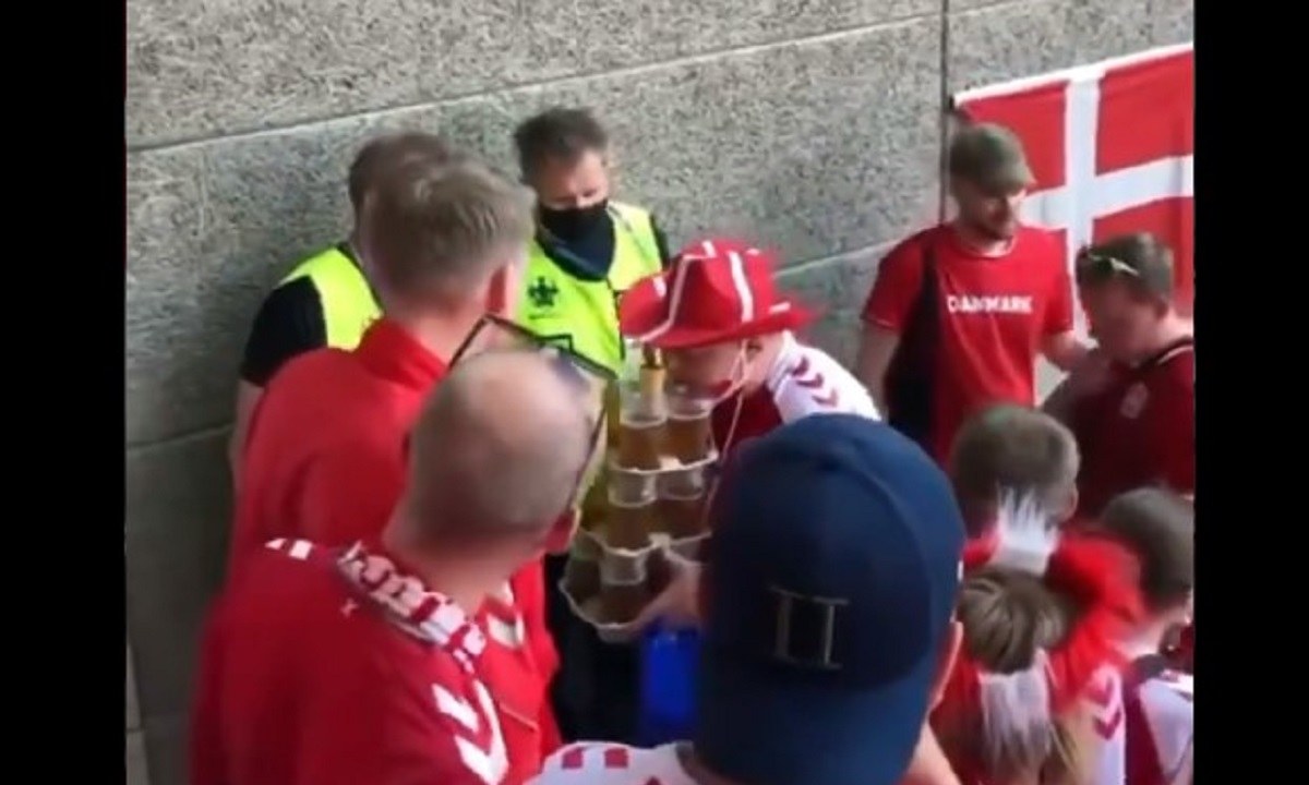 Euro 2020: Δανός «έσπασε» τα κοντέρ με 12 μπύρες και έγινε Viral