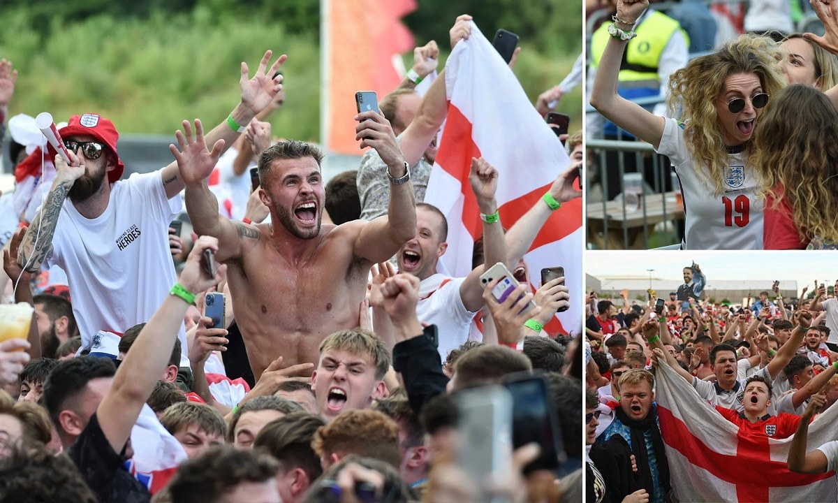 Euro 2020: Ατελείωτο πάρτι στην Αγγλία για την πρόκριση – Τρελοί πανηγυρισμοί! (vids)