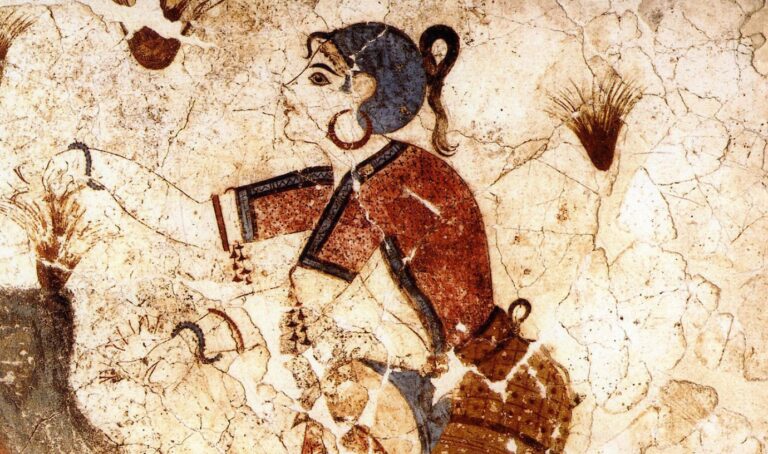 Αρχαίες Ελληνίδες: Η χρήση του μακιγιάζ εδραιώθηκε από τον 5ο αιώνα πΧ. και οι Έλληνες χρησιμοποιούσαν διάφορα καλλυντικά, τα περισσότερα από τα οποία προέρχονταν από την Ανατολή.