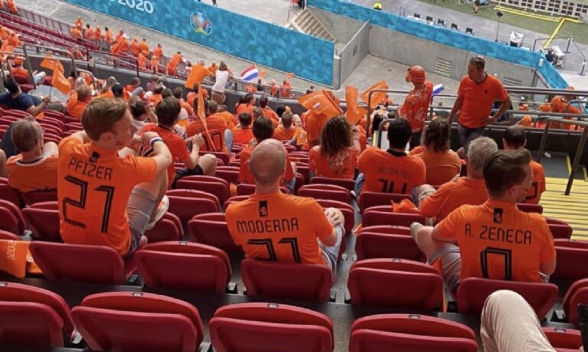 Euro 2020 – Απίθανοι Ολλανδοί παίζουν… μπάλα με Pfizer, Moderna και Astra Zeneca! (pic)