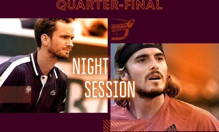 Τσιτσιπάς – Μεντβέντεφ 3-0 σετ: Θρίαμβος! Στους «4» του Roland Garros ο μεγάλος Έλληνας τενίστας