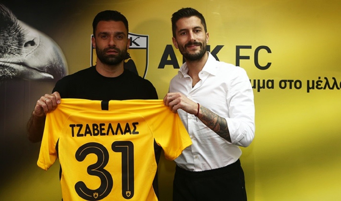 Παίκτης της ΑΕΚ κι επίσημα είναι ο Γιώργος Τζαβέλλας, η απόκτηση του οποίου από την ΠΑΕ ανακοινώθηκε το πρωί της Τετάρτης (30/6).