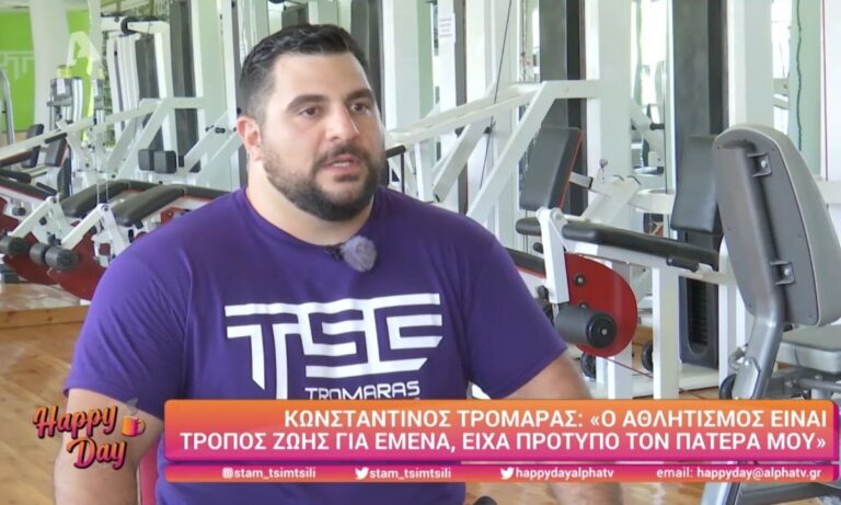 Ίδιος το πατέρας του: Δείτε πως ειναι ο γιος του θρυλικού Γιώργου Τρομάρα που σηκώνει αμάξια με το χέρι του (video)