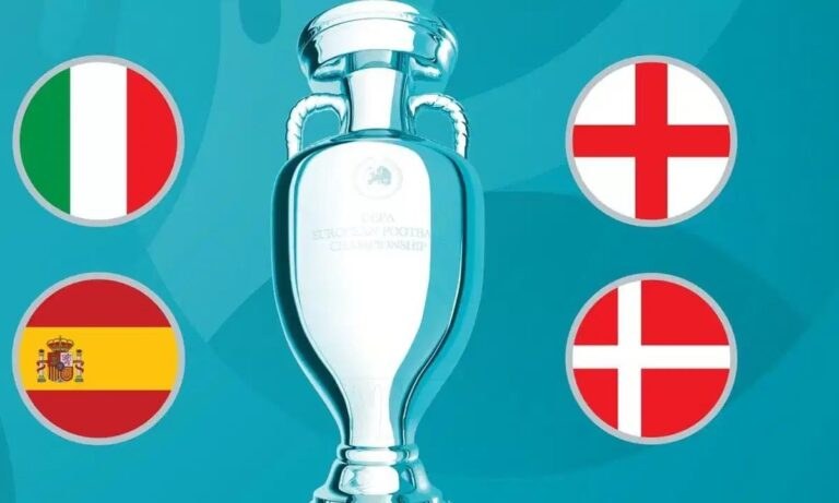 Ιταλία – Ισπανία και Αγγλία – Δανία στα ημιτελικά του Euro 2020 και βάζουμε κάτω τα κοινά στοιχεία της διαδρομής που τους έφερε ως εδώ...