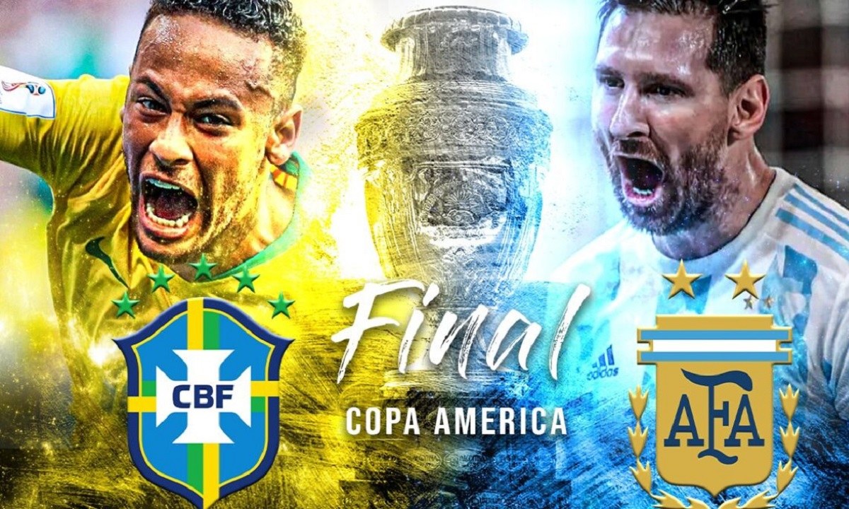 Αργεντινή - Βραζιλία: Και τώρα οι δυο τους! «Αλμπισελέστε» και «Σελεσάο» θα διεκδικήσουν το τρόπαιο του Copa America στην απόλυτη ποδοσφαιρική μάχη.