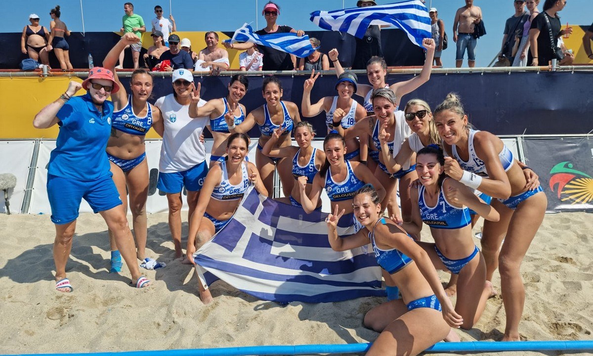 Beach Handball: Την πρόκριση της στις «12» καλύτερες ομάδες του Ευρωπαϊκού Πρωταθλήματος εξασφάλισε η Εθνική Γυναικών.