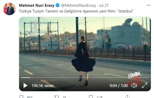 Τουρκία: Το νέο σποτ του τουρκικού ΕΟΤ δεν έχει τίποτα μουσουλμανικό - Ότι πολεμάει ο Ερντογάν βρίσκεται σε αυτό το βίντεο.