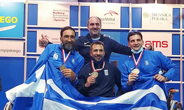 Παγκόσμιο πρωτάθλημα ξιφασκίας με αμαξίδιο: Χάλκινο μετάλλιο η Ελλάδα στο ομαδικό σπάθης ανδρών