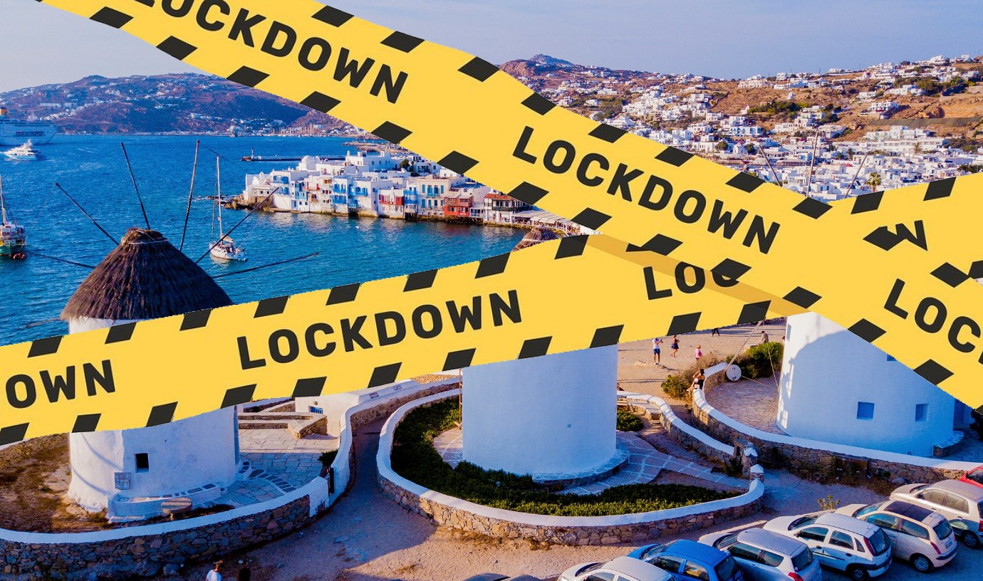 Μύκονος Απαγόρευση : δείτε τι έγινε στη 1 ακριβώς (video)