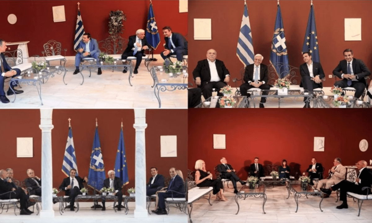 Γιορτή Δημοκρατίας: Συνάντηση αρχηγών χωρίς σημαία και θυρεό – Η Ελληνική σημαία ήταν ο μόνος ανεπιθύμητος προσκεκλημένος…
