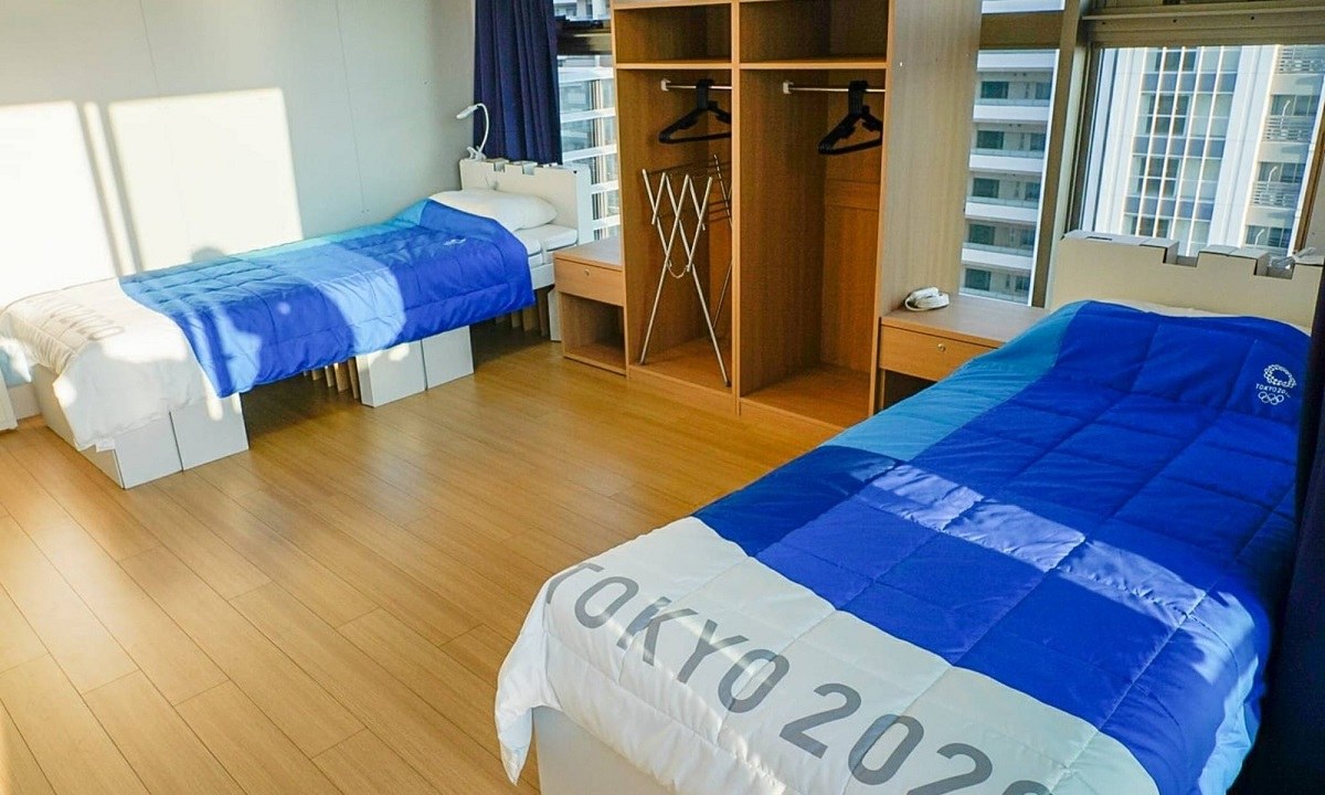 Ολυμπιακοί Αγώνες: Ειδικά κρεβάτια δημιούργησαν οι Ιάπωνες προκειμένου να προωθήσουν με αυτό τον τρόπο τη βιώσιμη ανάπτυξη.