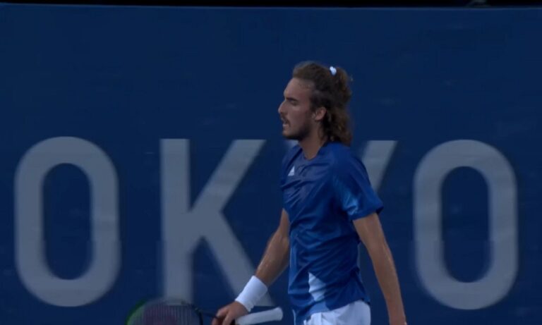 Ολυμπιακοί Αγώνες 2020: Άνετα το πρώτο σετ ο Τσιτσιπάς (vids)