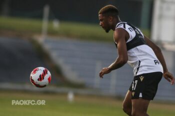 ΠΑΟΚ: Πρώτη προπόνηση για Σίντκλεϊ, Άκπομ και Μιτρίτσα (pics)
