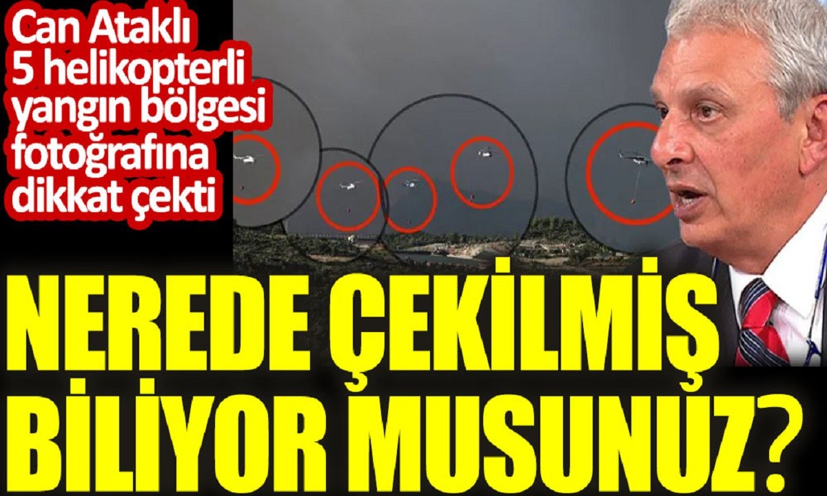 Τουρκία: Απίστευτη καταγγελία από Τούρκο δημοσιογράφο - Ελικόπτερα κατά των πυρκαγιών μόνο στους δήμους που ψήφισαν Ερντογάν.