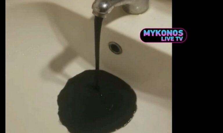 Μύκονος: Πετρέλαιο τρέχουν οι βρύσες αντί για νερό