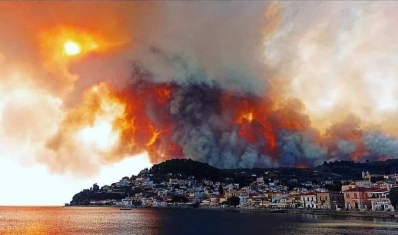 Φωτιά στην Εύβοια: Νέο πύρινο μέτωπο στη Δάφνη!