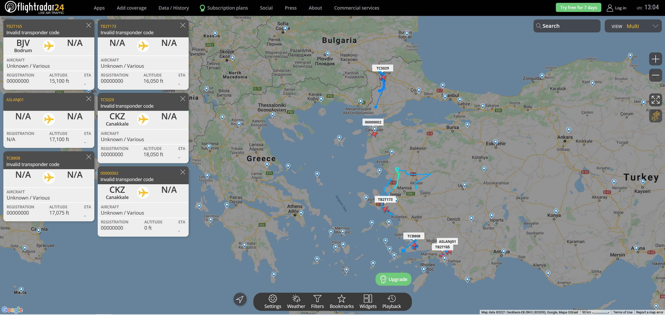 Ελληνοτουρκικά: Ξεκίνησε η μάχη των drones στο Αιγαίο θα μπορούσε να πει κανείς αφού επτά τούρκικα και ένα ελληνικό βρέθηκαν απέναντι.