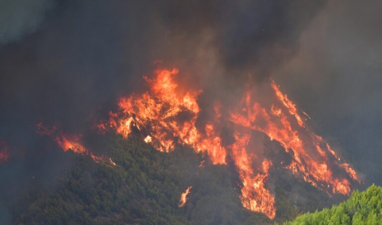 Ενεργοποίηση της υπηρεσίας Copernicus για τις φωτιές