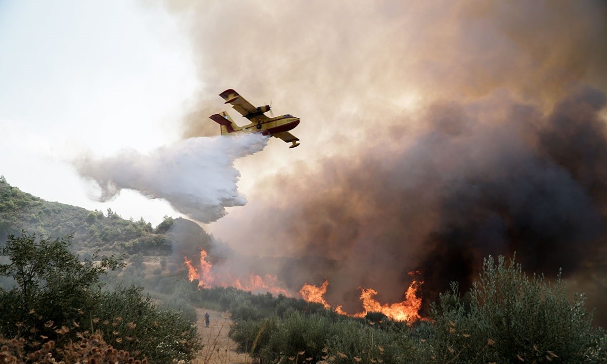 Φωτιές: Στις φλόγες η Ηλεία – Η ελπίδα στα εναέρια μέσα