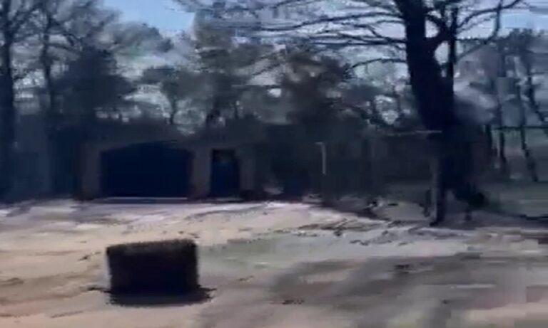 Φωτιά Βαρυμπόμπη: Καταστράφηκε ολοσχερώς το σπίτι του Δημήτρη Κοντομηνά