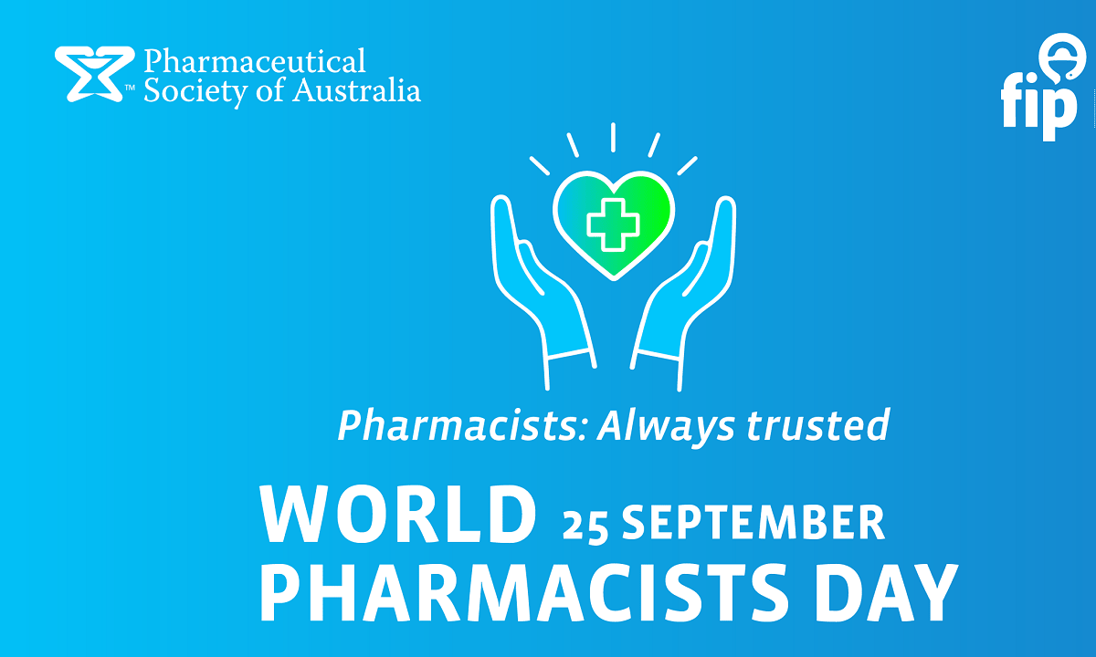 Κάθε χρόνο στις 25 Σεπτεμβρίου γιορτάζεται η Παγκόσμια Ημέρα Φαρμακοποιού, με πρωτοβουλία της Διεθνούς Φαρμακευτικής Ομοσπονδίας.