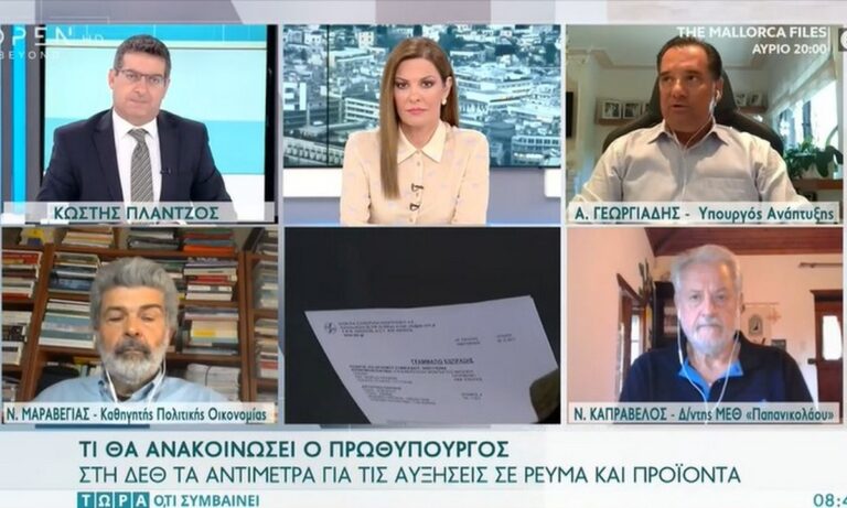 Γεωργιάδης: «Θα βοηθήσουμε το κόσμο όσο γίνεται με τις αυξήσεις των τιμών»