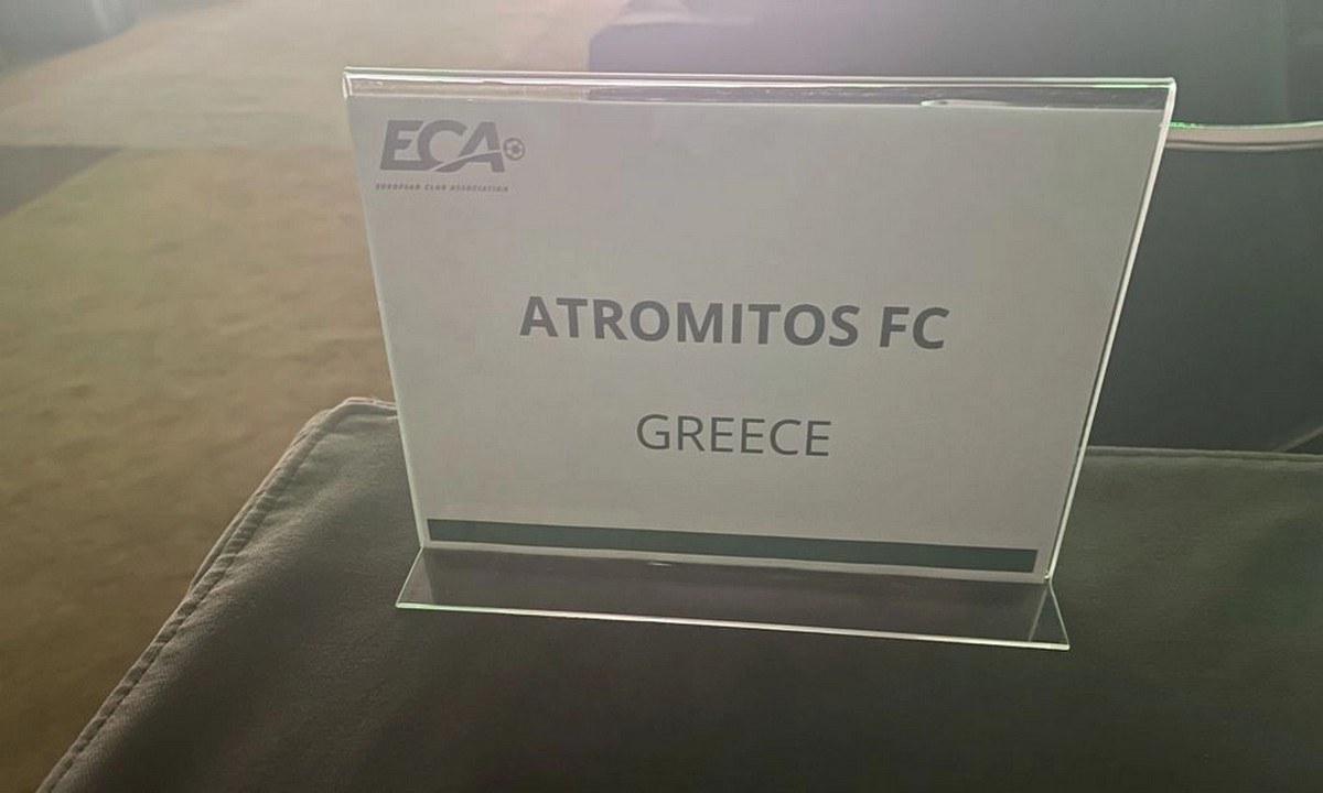 Ατρόμητος: Η ομάδα του Περιστερίου είχε εκπροσώπηση στην πρώτη Γενική Συνέλευση της ECA με φυσική παρουσία από τον Σεπτέμβριο του 2019.