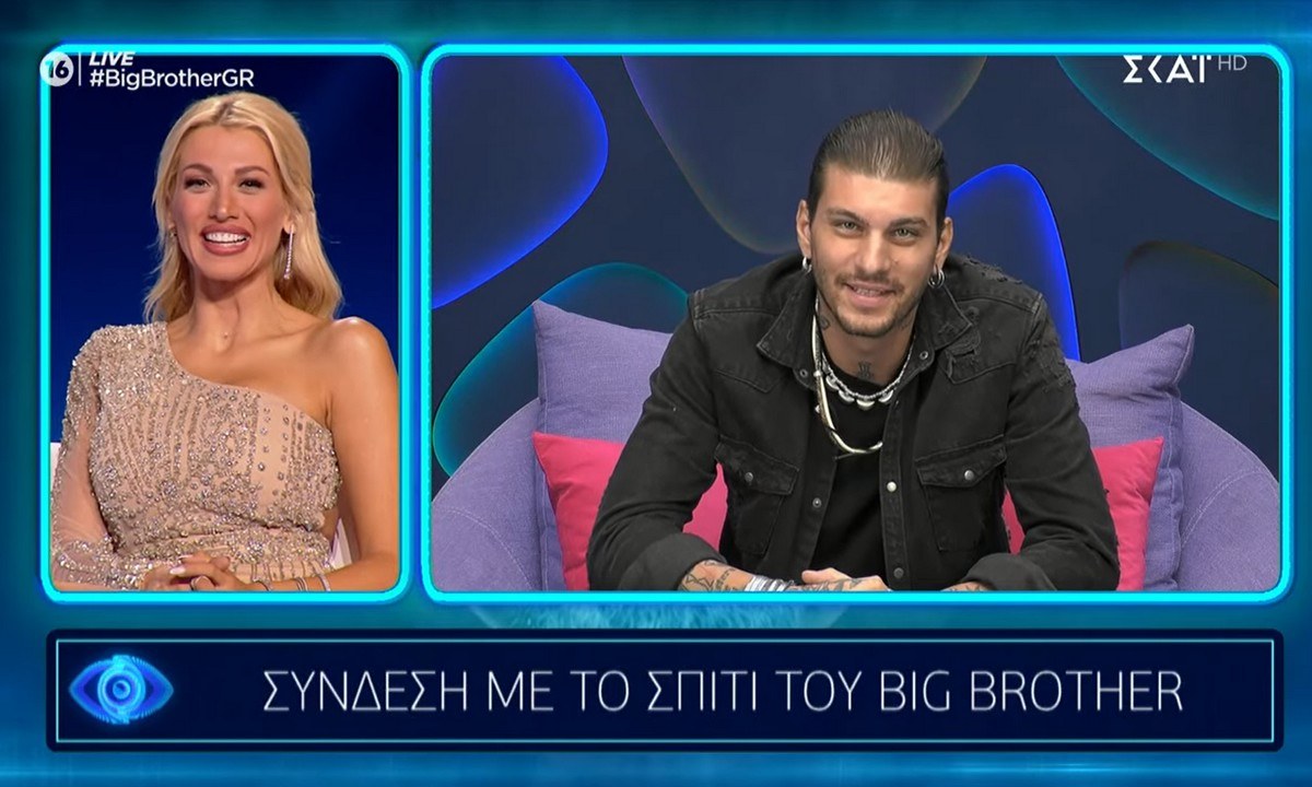 Big Brother: Κωνσταντίνα Σπυροπούλου και Στηβ Μιλάτος βρέθηκαν τηλεοπτικά - H άβολη στιγμή