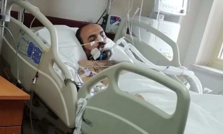 Τουρκία – Φωτογραφία ντροπή: Νοσηλεύονταν σε ΜΕΘ με κορονοϊό και του είχαν περασμένες χειροπέδες!