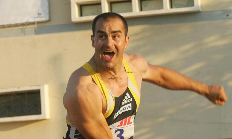 Ένα ακόμα ιερό τέρας του ελληνικού κλασσικού αθλητισμού είναι ο Κώστας Γκατσιούδης