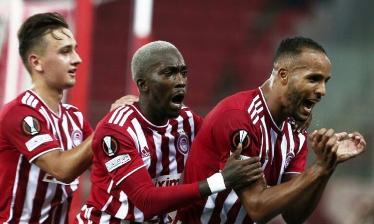 Ολυμπιακός – Αντβέρπ: Ο Ελ Αραμπί σκόραρε και πανηγύρισε με χειροπέδες (vid)