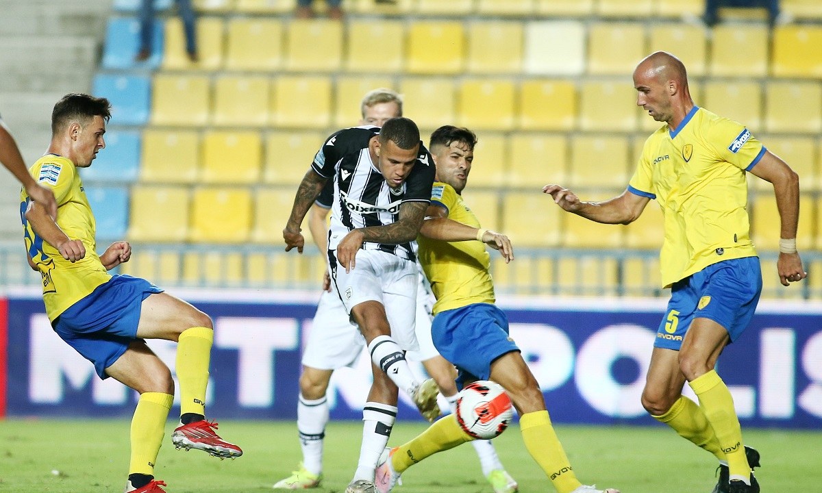 Παναιτωλικός – ΠΑΟΚ: Ο Σίντκλεϊ σκοράρει για το 1-2 με δυνατό σουτ (vid)