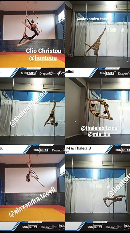 Πρώτες θέσεις στο Παγκοσμιο Πρωταθλημα Pole Sport & Aerial για την Ελλάδα