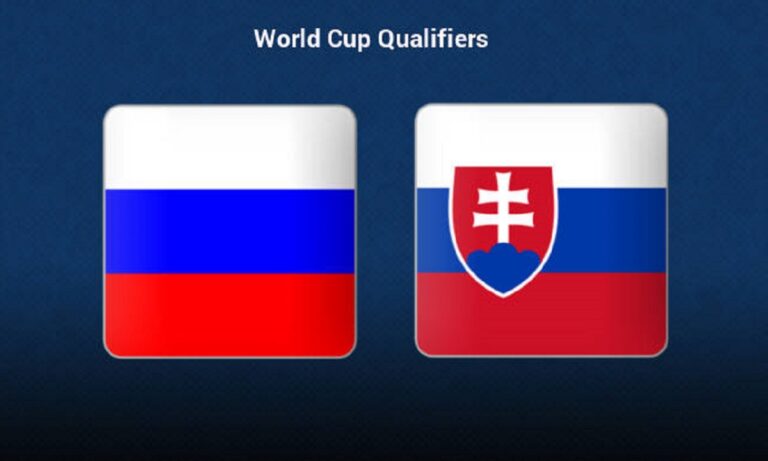 Ρωσία - Σλοβακία LIVE: Παρακολουθήστε την εξέλιξη της αναμέτρησης για τα προκριματικά του Mundial από τα online στατιστικά του Sportime.