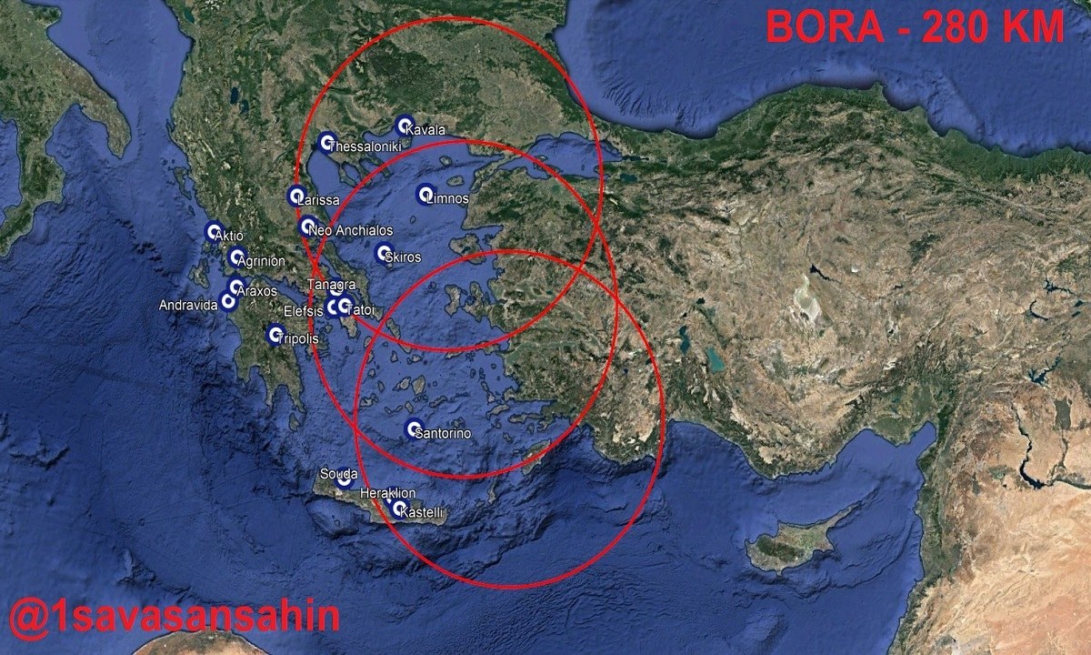 Τούρκοι: 19 βάσεις εκτός τις εμβέλειας των Bora - Mην πάρουν τον αέρα χαθήκαμε