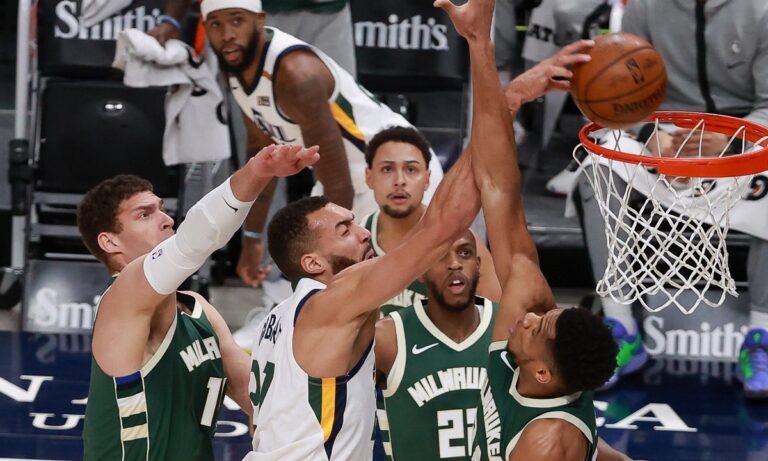 NBA: Δεν τα κατάφεραν στη Γιούτα οι Μπάκς του Αντετοκούνμπο (vid)