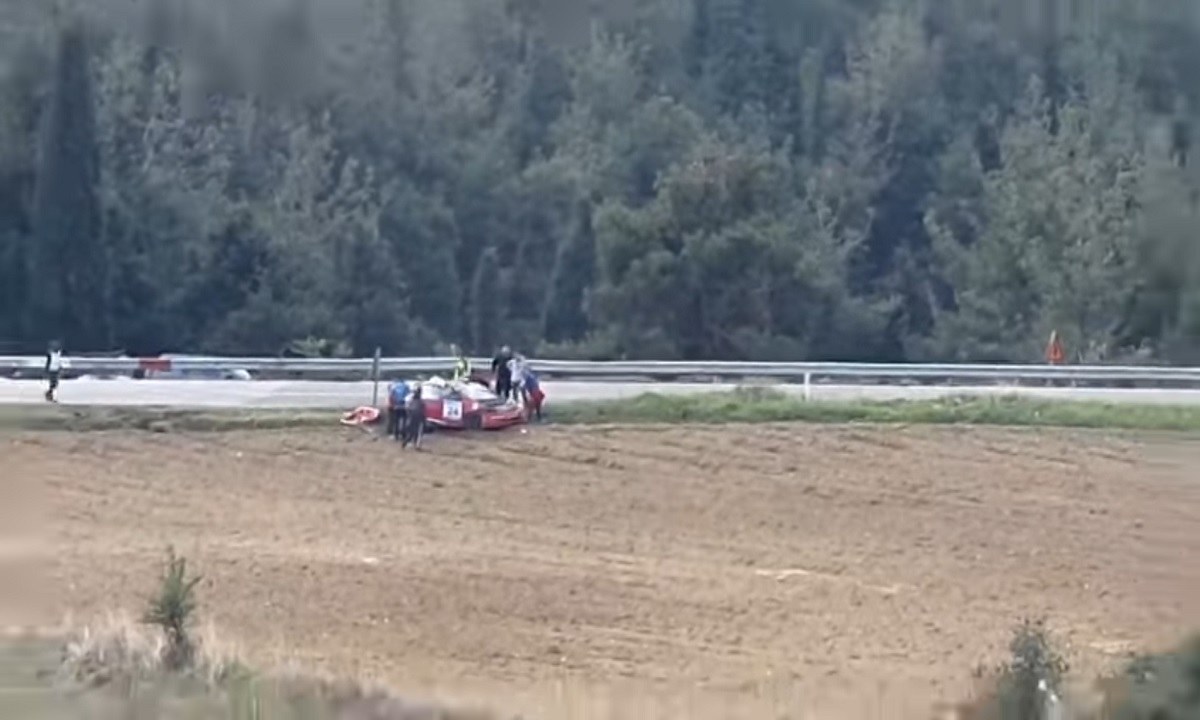Ελασσόνα: Αγωνιστικό αυτοκίνητο αναποδογύρισε με μεγάλη ταχύτητα – Συγκλονιστικό video!