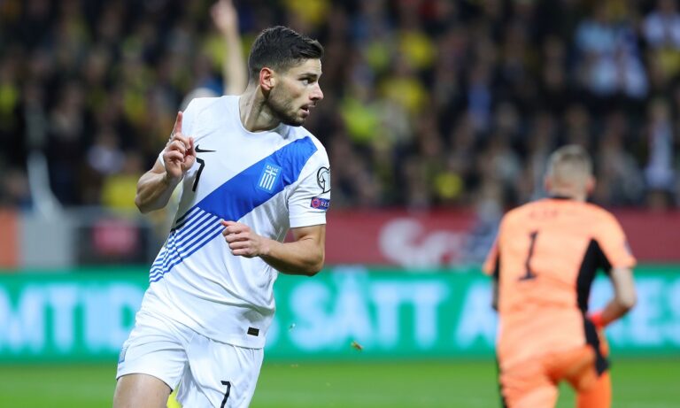 Σουηδία – Ελλάδα: Το γκολ του Μασούρα που ακυρώθηκε ως οφσάιντ (vid)