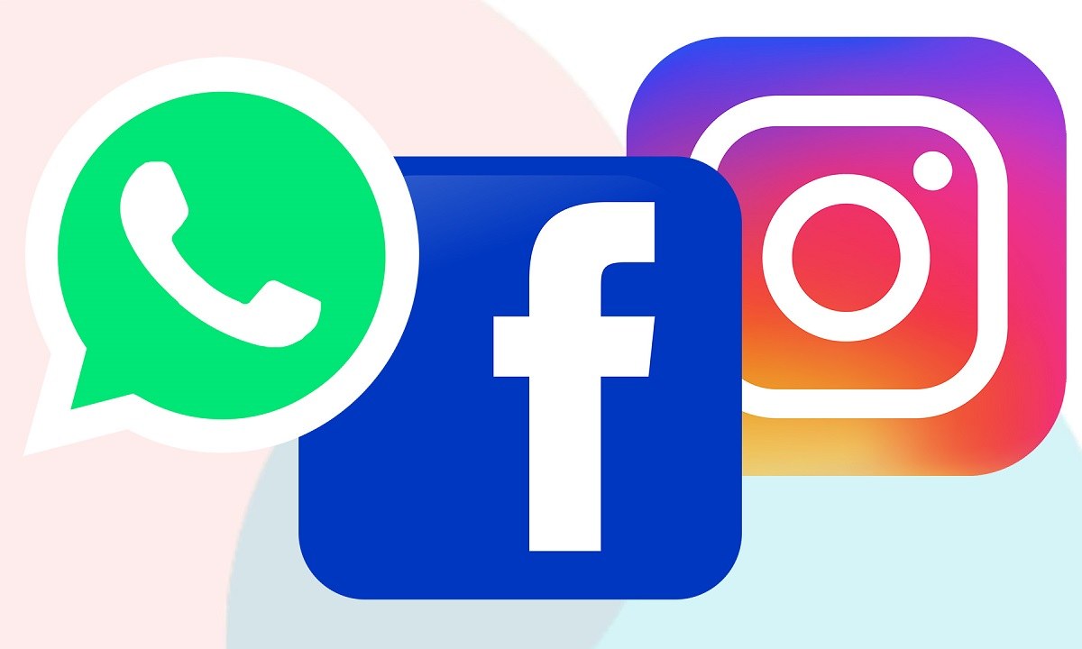 Τα εικονίδια των Facebook, Instagram και WhatsApp