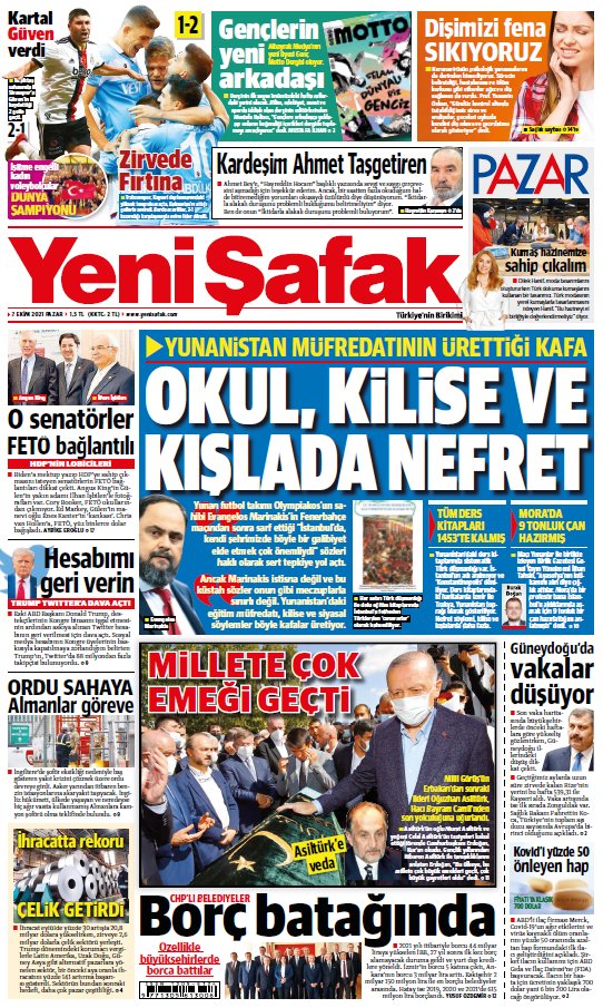 Επίθεση στον Βαγγέλη Μαρινάκη από τουρκική εφημερίδα