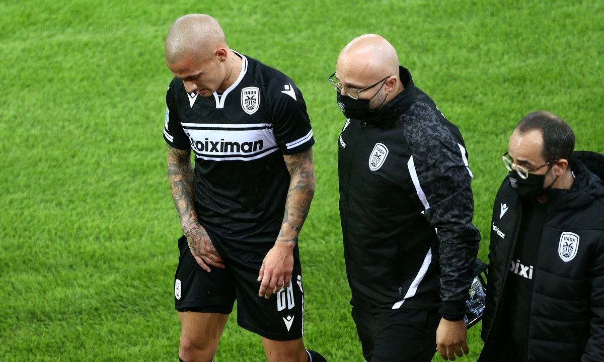 ΠΑΟΚ: Νοκ άουτ με θλάση Σίντκλεϊ και Μιτρίτσα – Πόσο καιρό θα λείψουν!