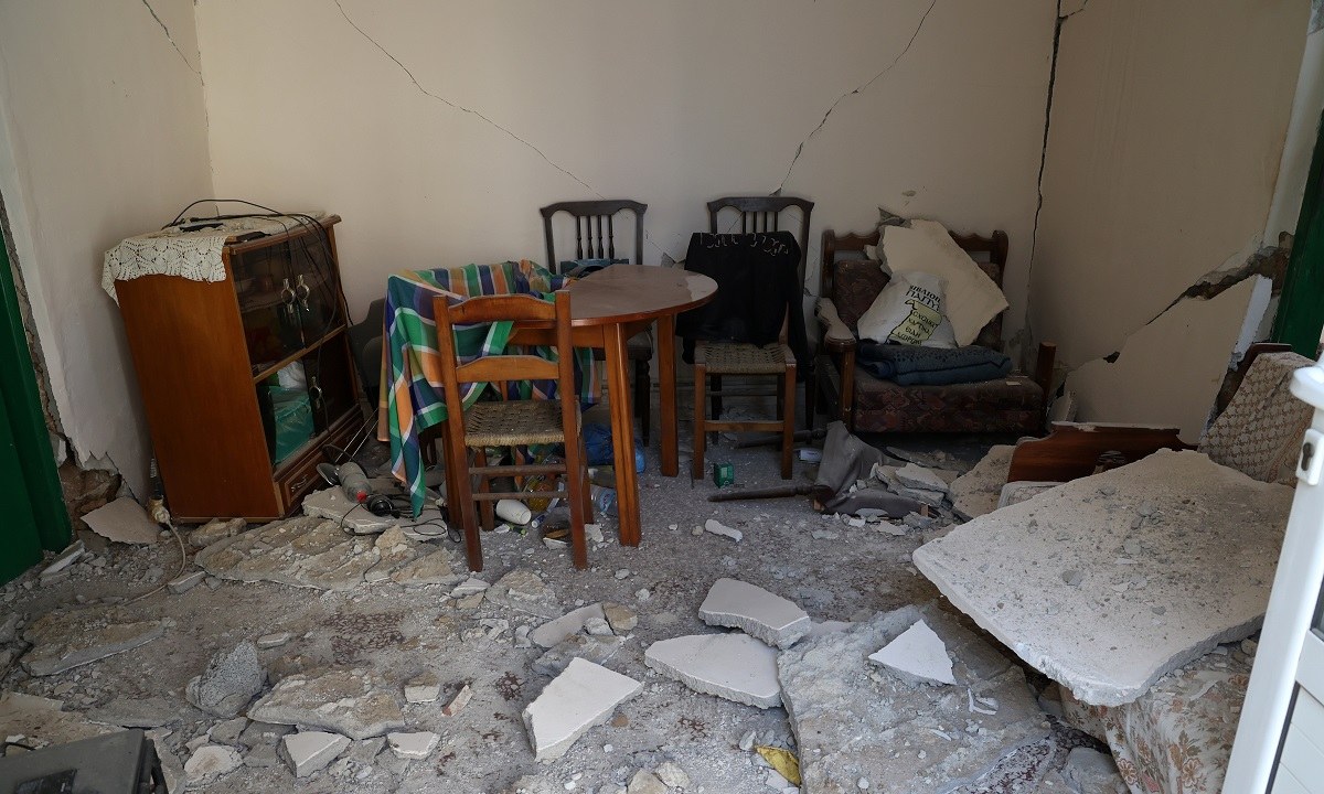 Σεισμός – Κρήτη: Περισσότεροι από 3000 έλεγχοι σε κτήρια που δέχτηκαν ζημίες