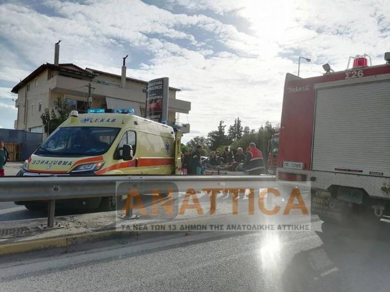 Σοβαρό τροχαίο στη Νέα Μάκρη!